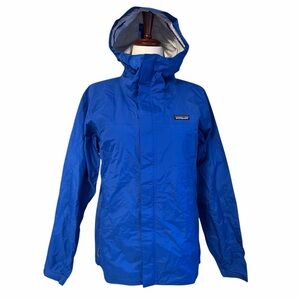 Patagonia Men’s Torrentshell Jacket Royal Blue Hooded WaterResistant Coat Size M